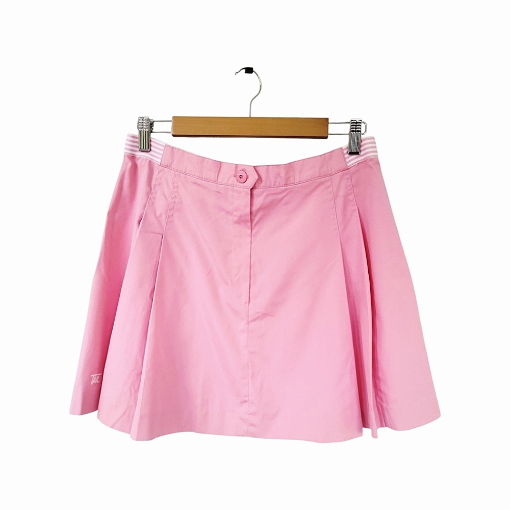 Vintage Tail Pink Retro Tennis Pickleball Mini Skirt 30" Waist/ Athliesure